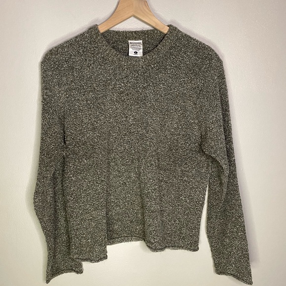 Columbia Sweaters - Columbia Women’s long sleeve boucle style sweater gray white size large